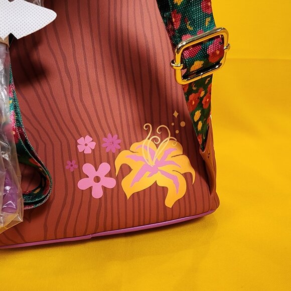 Loungefly Disney Princess Tangled Rapunzel Story Books Pascal Mini Backpack NEW main image 6